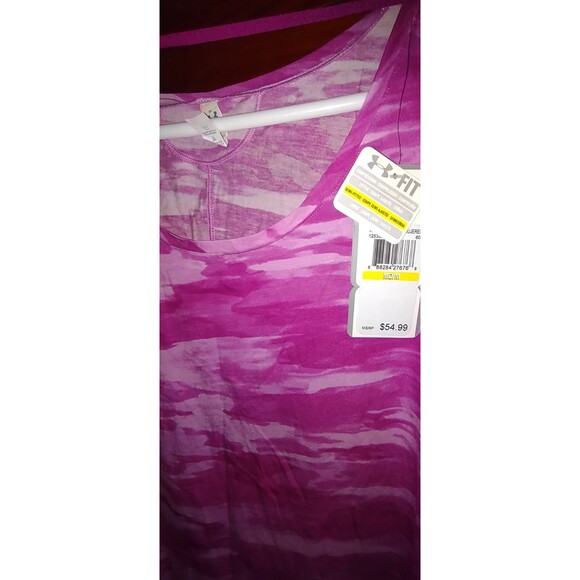 NWT Sz Med Under Armour Women's Studio Long Sleeve T Shirt Tie Dye - Picture 3 of 4